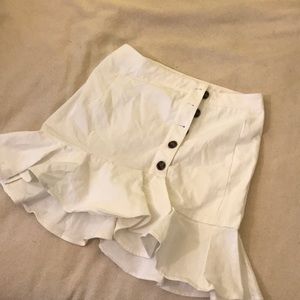 White skirt